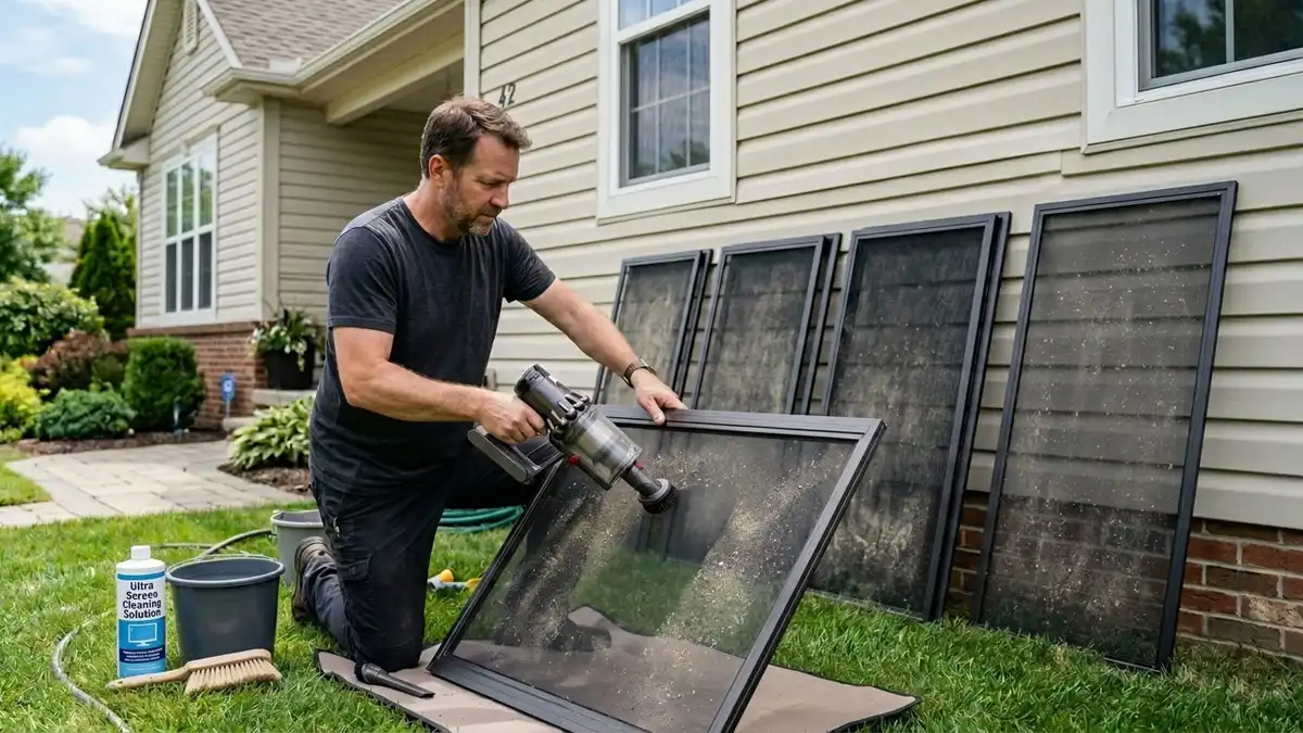 5 Quick Steps to Keep Your Window Fly Screens Clean & Clear