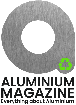 Aluminium Magazine Black Logo