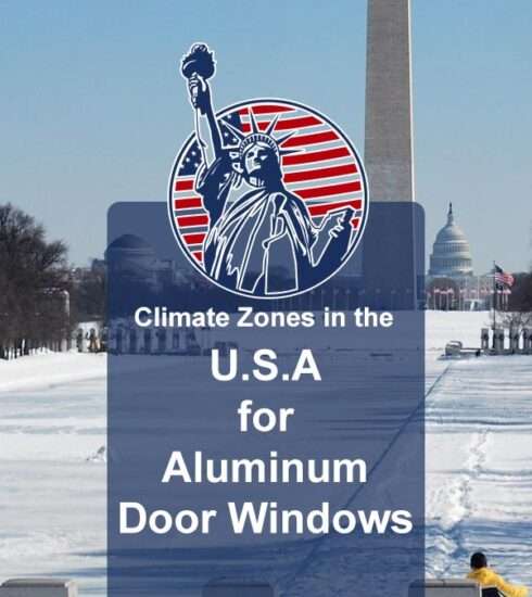 Climate Zones in the USA for Aluminum Door Windows