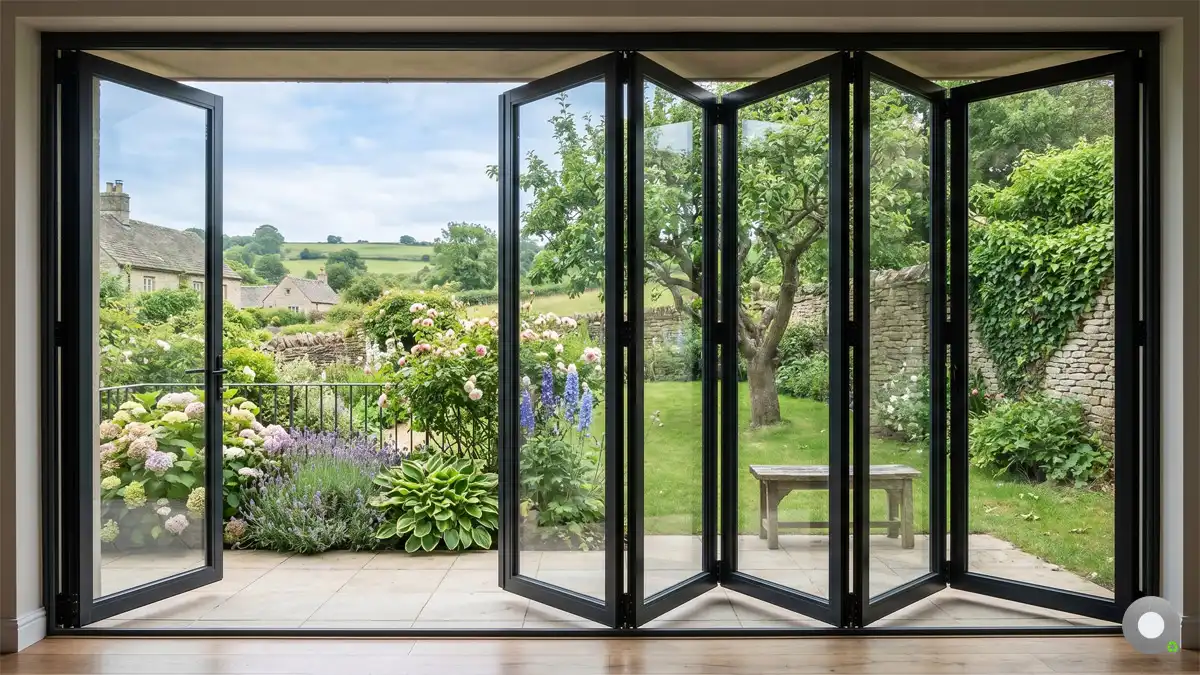 Aluminium Bifold Folding Door Design Ideas