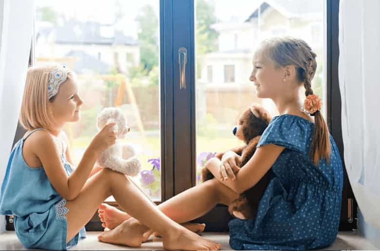Modern aluminium window with weatherstripping and Low-E glass