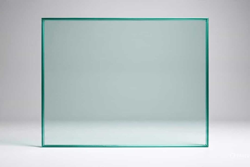 Insulated glass with Low-E coating, reflecting heat and improving energy efficiency, educational aluminium window concept