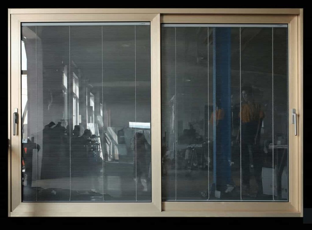 architectural anodized aluminum sliding window frame used in modern buildings