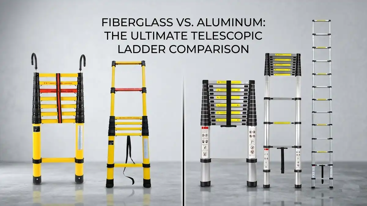 Aluminium vs Fiberglass Telescopic Ladder: Which One Should You Choose?