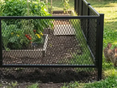 Best Aluminum Fence for Keeping Rabbits Out of Your Garden (Stops Groundhogs & Deer Too)