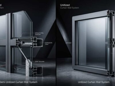 Semi-Unitized vs Unitized Curtain Wall: What’s the Difference?